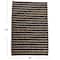Hello Honey® Black and Natural Jute Cotton Area Rug